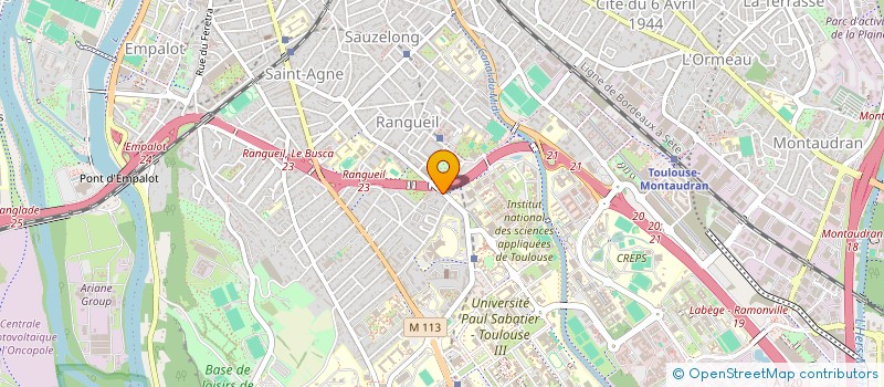 localisation de l'entreprise CARREAUX DU SUD à TOULOUSE