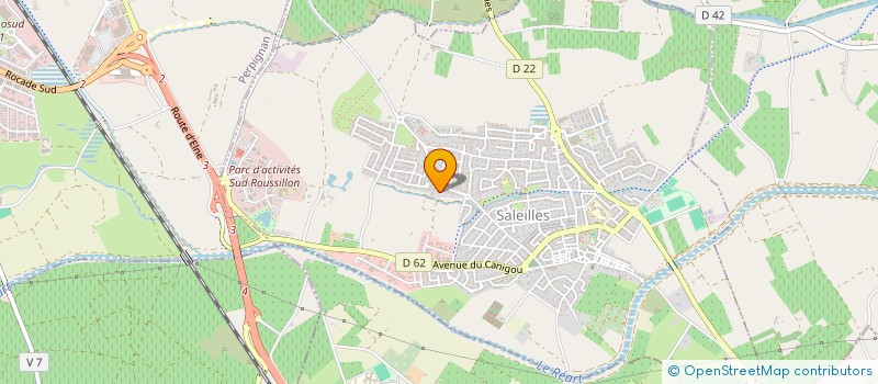 localisation de l'entreprise CARREAUX IMPORT NEGOCE à SALEILLES