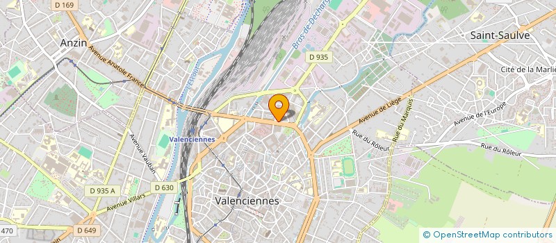 localisation de l'entreprise CARREAUX'LYNE à VALENCIENNES
