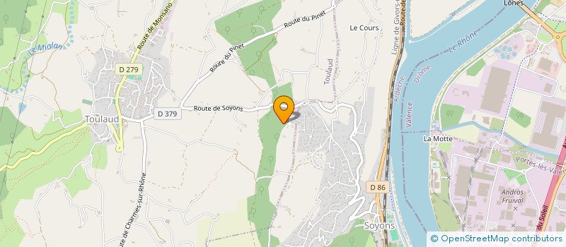 localisation de l'entreprise CARREBLEU  TOULAUD