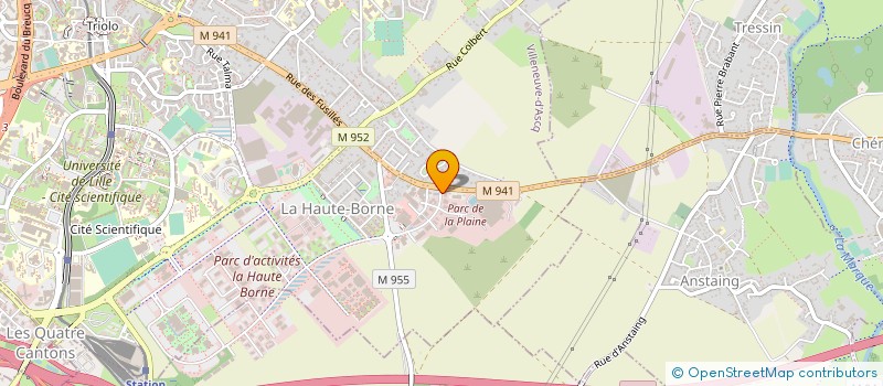 localisation de l'entreprise CARREDAS COMMUNICATION à VILLENEUVE-D'ASCQ