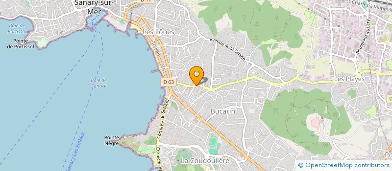 localisation de l'entreprise CARREDON SERVICE AUTO à SIX-FOURS-LES-PLAGES