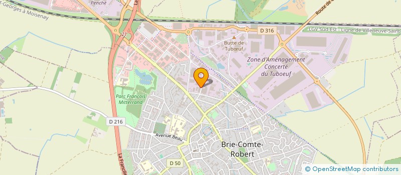 localisation de l'entreprise CARREFOCH  BRIE-COMTE-ROBERT