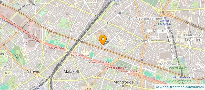 localisation de l'entreprise CARREFOUR 14  PARIS