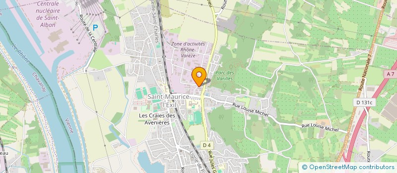 localisation de l'entreprise CARREFOUR AUTO à SAINT-MAURICE-L'EXIL