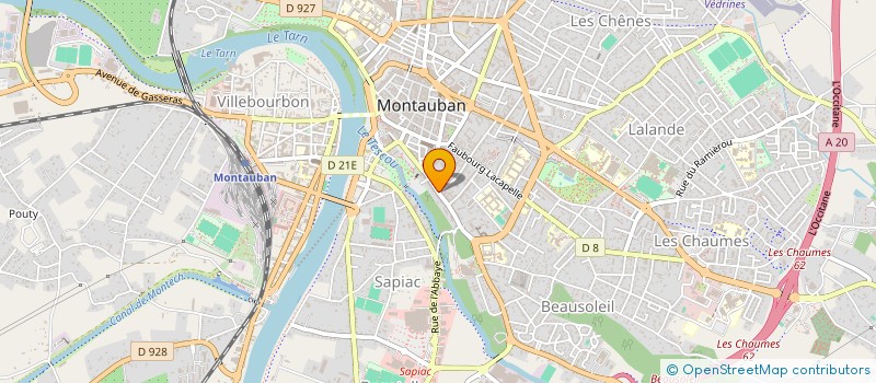 localisation de l'entreprise CARREFOUR CASTAN  MONTAUBAN