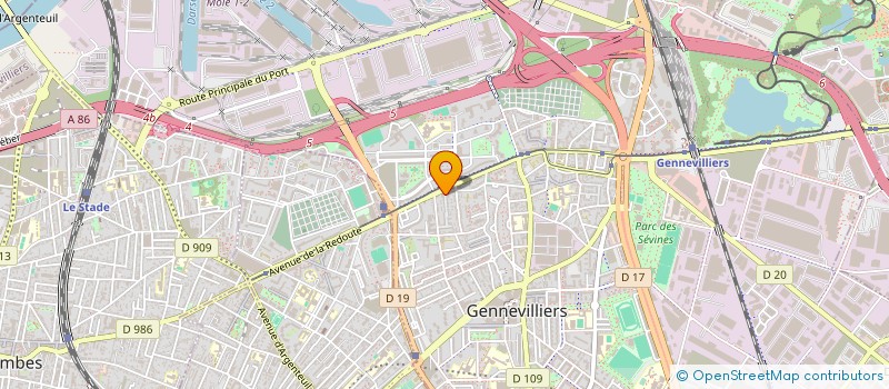 localisation de l'entreprise CARREFOUR DES AILES MAGIQUES à GENNEVILLIERS