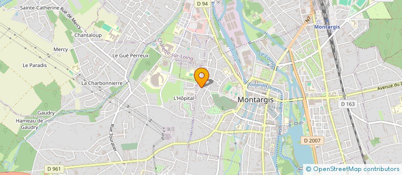 localisation de l'entreprise CARREFOUR DES ARTS MARTIAUX à MONTARGIS