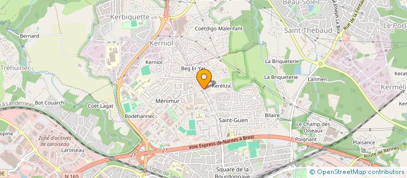 localisation de l'entreprise CARREFOUR DES CONTINENTS à VANNES