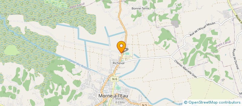 localisation de l'entreprise CARREFOUR DU PAIN à MORNE A L'EAU