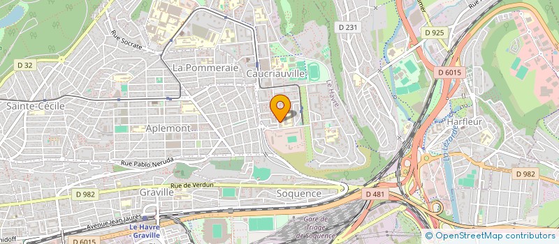 localisation de l'entreprise CARREFOUR ELITE à LE HAVRE