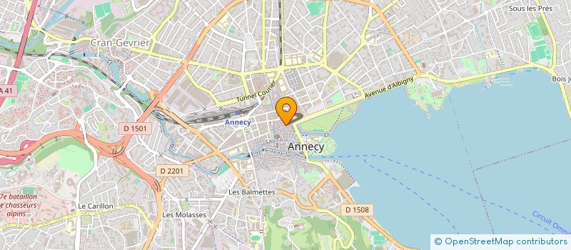 localisation de l'entreprise CARREFOUR EUROPEEN DES ASSOCIATIONS à ANNECY