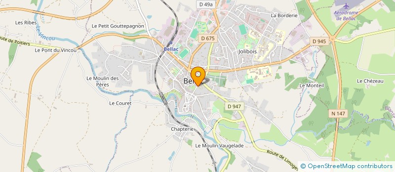 localisation de l'entreprise CARREFOUR GENETIQUE OVIN DE BELLAC à BELLAC