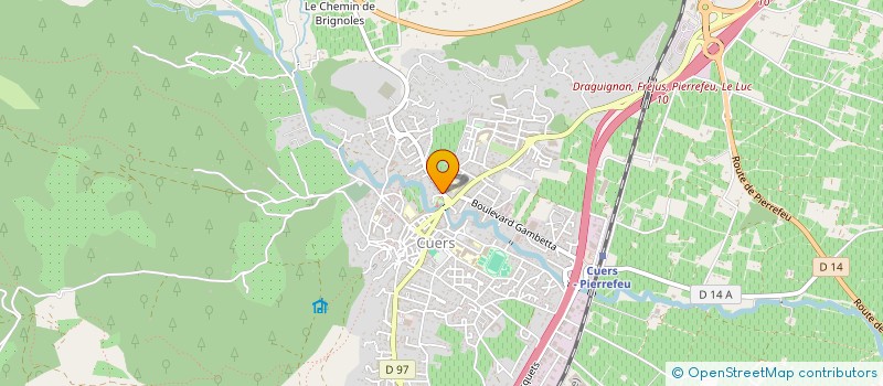 localisation de l'entreprise CARREIRA à CUERS
