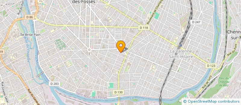 localisation de l'entreprise CARREIRA CONSTRUCTION à SAINT-MAUR-DES-FOSSES