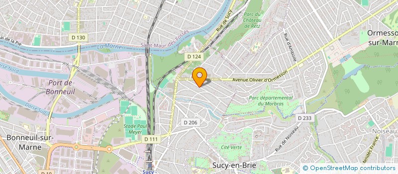 localisation de l'entreprise CARREIRA ET FILS à SUCY-EN-BRIE