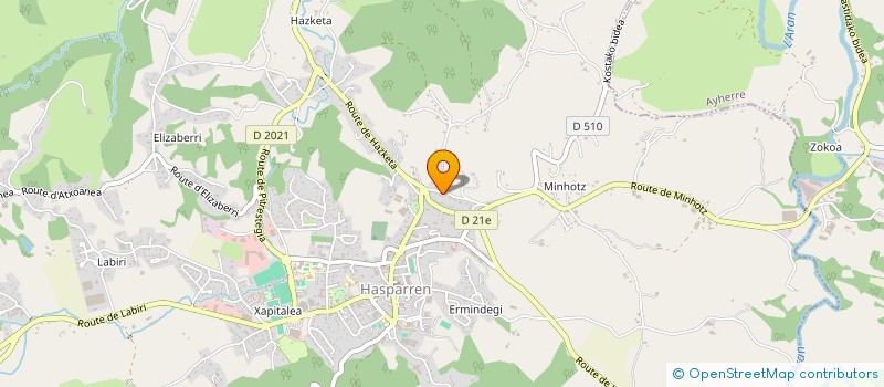 localisation de l'entreprise CARREIRA & FILS  HASPARREN