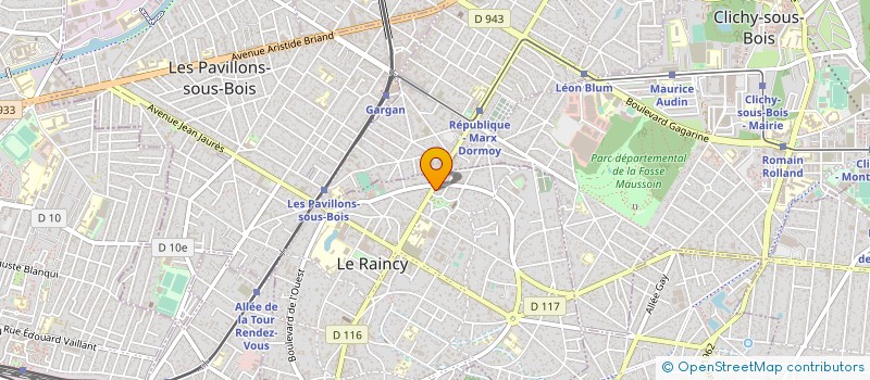 localisation de l'entreprise CARREIRA FRERES & FILS à LE RAINCY
