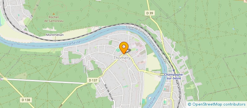 localisation de l'entreprise CARREIRO BATIMENT  THOMERY