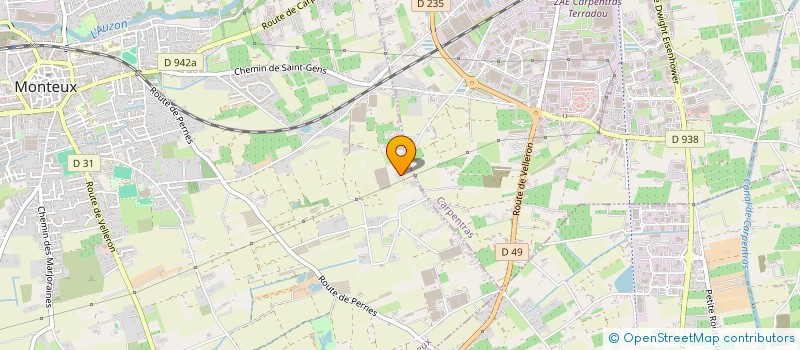 localisation de l'entreprise CARRELAGE 34  MONTEUX