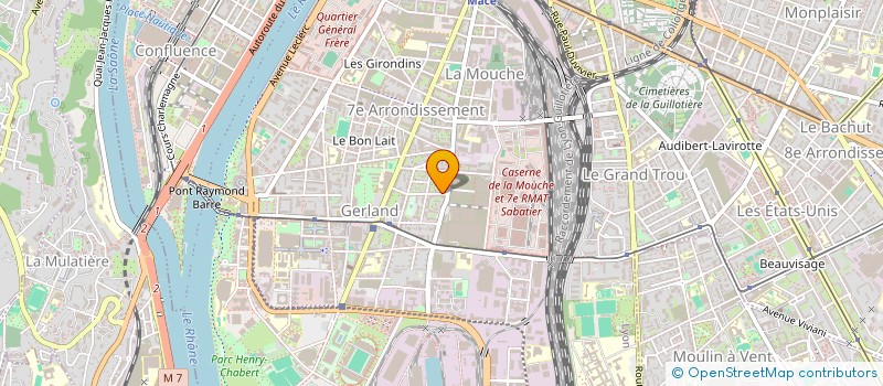 localisation de l'entreprise CARRELAGE BELLECOUR à LYON