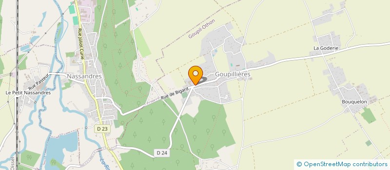 localisation de l'entreprise CARRELAGE BOUDESSEUL JEAN-PAUL  GOUPIL-OTHON