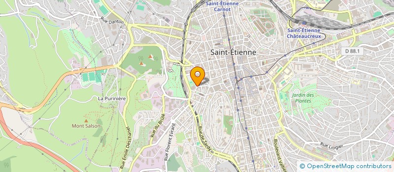 localisation de l'entreprise CARRELAGE CAGLAR  SAINT-ETIENNE