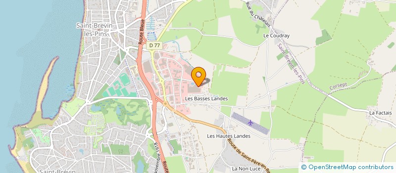 localisation de l'entreprise CARRELAGE CARPENTIER à SAINT BREVIN LES PINS