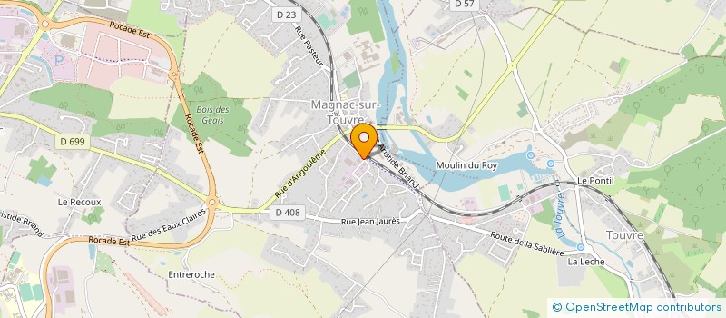 localisation de l'entreprise CARRELAGE CONCEPT 16  MAGNAC-SUR-TOUVRE