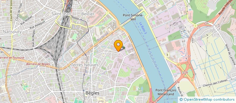 localisation de l'entreprise CARRELAGE CONCEPT SERVICES à BEGLES
