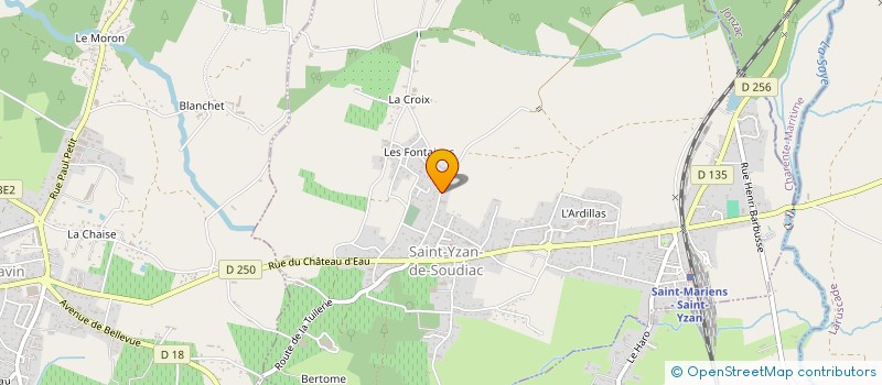 localisation de l'entreprise CARRELAGE CONCEPTION  SAINT-YZAN-DE-SOUDIAC