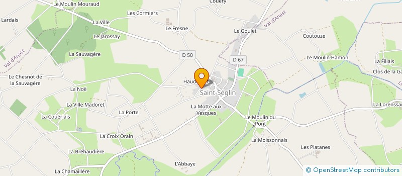 localisation de l'entreprise CARRELAGE COUPEAU  SAINT-SEGLIN