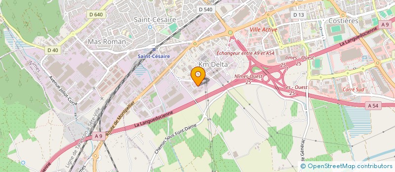 localisation de l'entreprise CARRELAGE DECO  NIMES