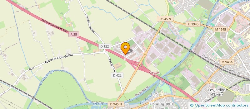 localisation de l'entreprise CARRELAGE DES FLANDRES  NIEPPE