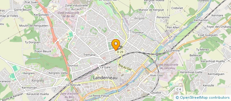 localisation de l'entreprise CARRELAGE DESIGN' à BREST