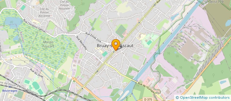 localisation de l'entreprise CARRELAGE DU HAINAUT à BRUAY-SUR-L'ESCAUT