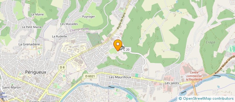 localisation de l'entreprise CARRELAGE DU PERIGORD  BOULAZAC ISLE MANOIRE