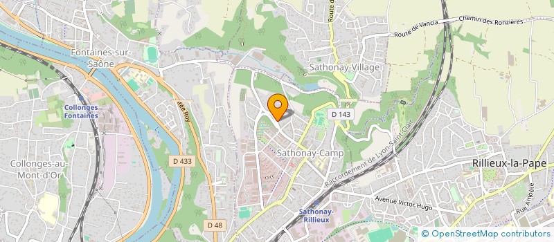 localisation de l'entreprise CARRELAGE DU PETIT LYON à SATHONAY-CAMP