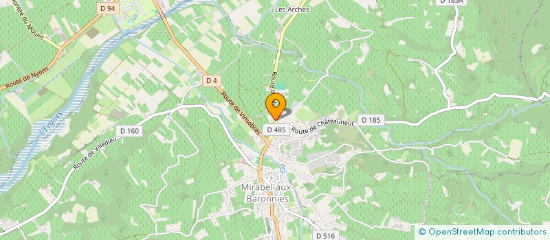 localisation de l'entreprise CARRELAGE ET COMPAGNIE à NYONS