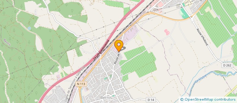 localisation de l'entreprise CARRELAGE ET MACONNERIE LANGUEDOC  BERNIS