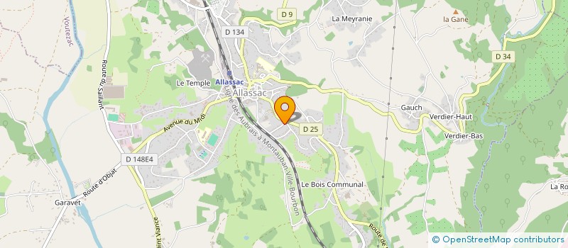 localisation de l'entreprise CARRELAGE ET PARQUET PREMIUM à ALLASSAC