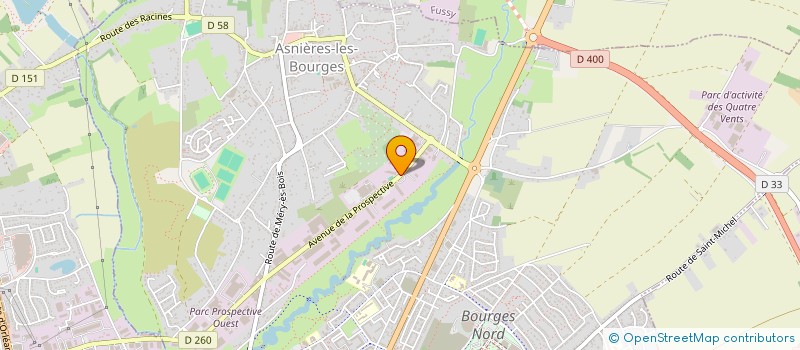 localisation de l'entreprise CARRELAGE ET REVETEMENT DU BERRY  BOURGES