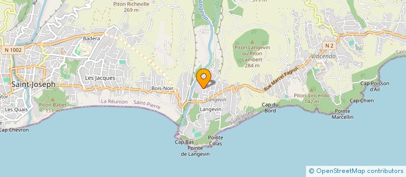 localisation de l'entreprise CARRELAGE ETANCHEITE REUNION  SAINT-JOSEPH