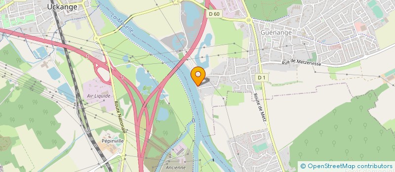 localisation de l'entreprise CARRELAGE FAIENCE CHAPE  GUENANGE