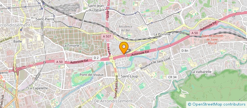 localisation de l'entreprise CARRELAGE FLORIAN à MARSEILLE