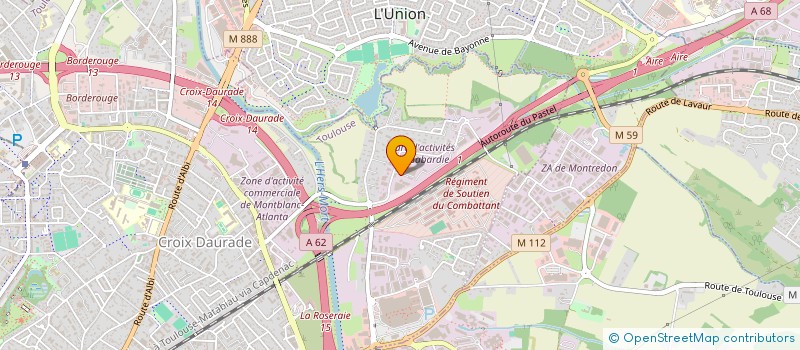 localisation de l'entreprise CARRELAGE J.C.S  TOULOUSE