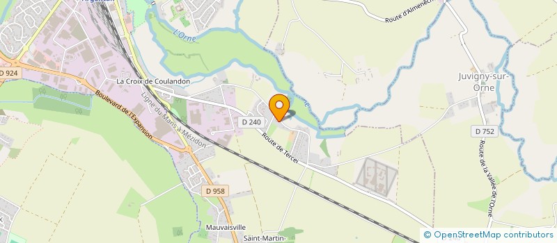 localisation de l'entreprise CARRELAGE LANGLOIS SARL à ARGENTAN