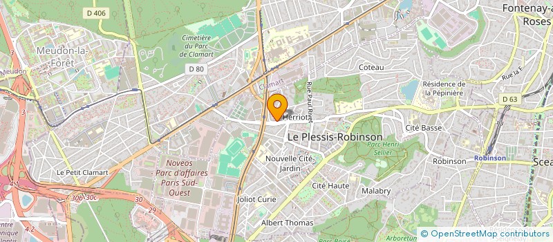 localisation de l'entreprise CARRELAGE MARBRE PONCAGE à LE PLESSIS-ROBINSON