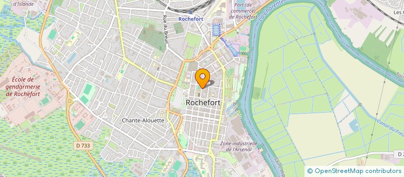 localisation de l'entreprise CARRELAGE MARITIME 17  ROCHEFORT