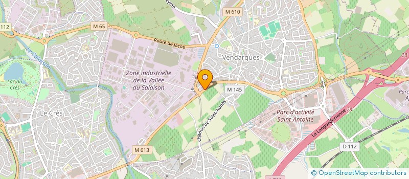 localisation de l'entreprise CARRELAGE MENUISERIE PRODUIT BATIMENT à VENDARGUES